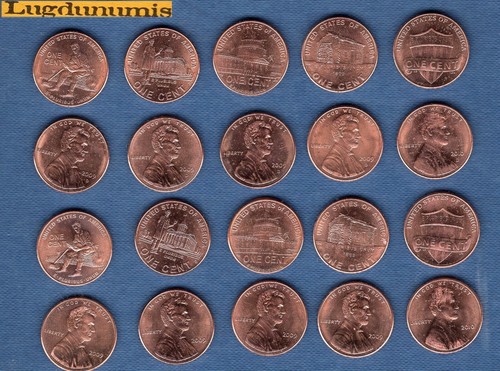 Etats unis lot one - etats, cent