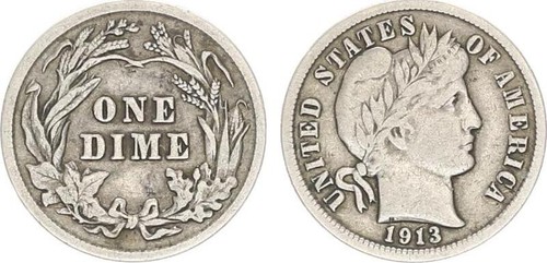 Usa one dime 1913 - one,