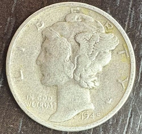 Usa one dime mercury - one, s