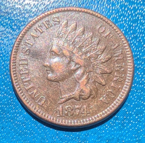 Moneta centesimo 1874 - da,