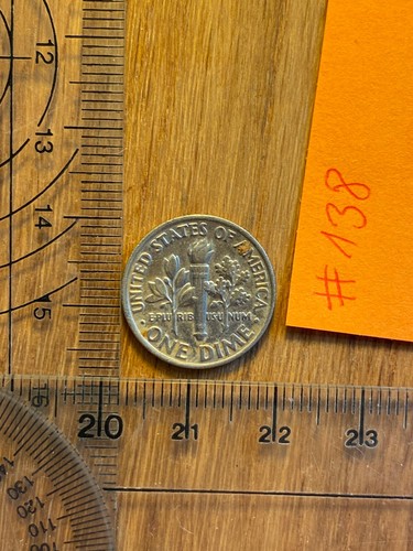 Usa one dime 1987 0138 - one, #0138
