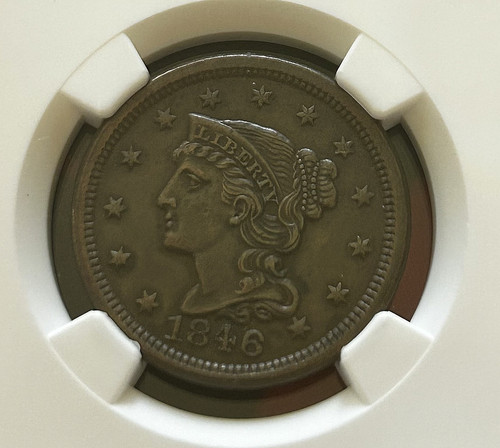 Usa one cent - cent, 1846