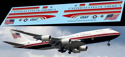144 decals per boeing 747 - decals,