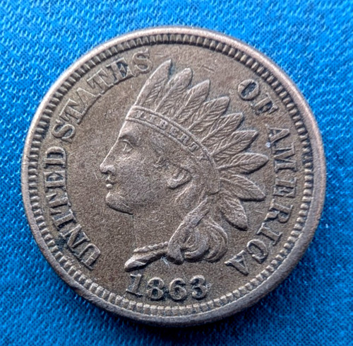 Moneta centesimo 1863 - moneta,
