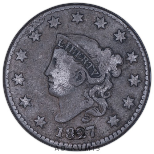 Usa one cent 1827 liberty - cent,