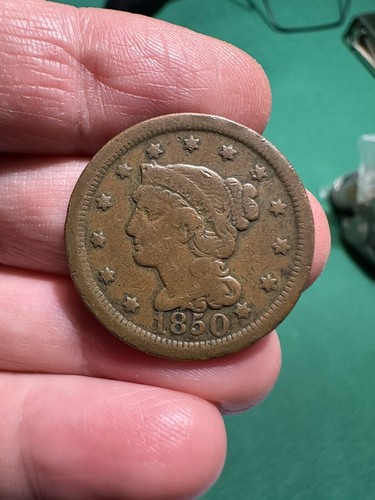 Usa one cent 1850 rare - usa,