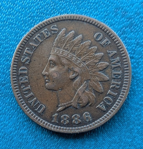 Moneta centesimo 1886 - da, un