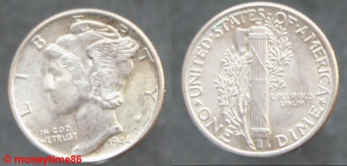 Usa one dime - mercury, 1944