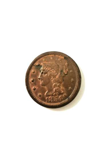 Usa centesimo 1854 testa - centesimo,